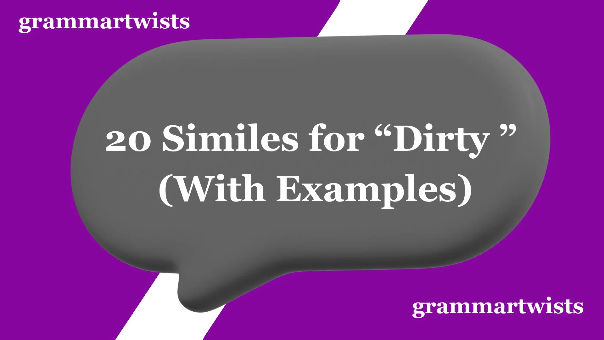 Similes for Dirty