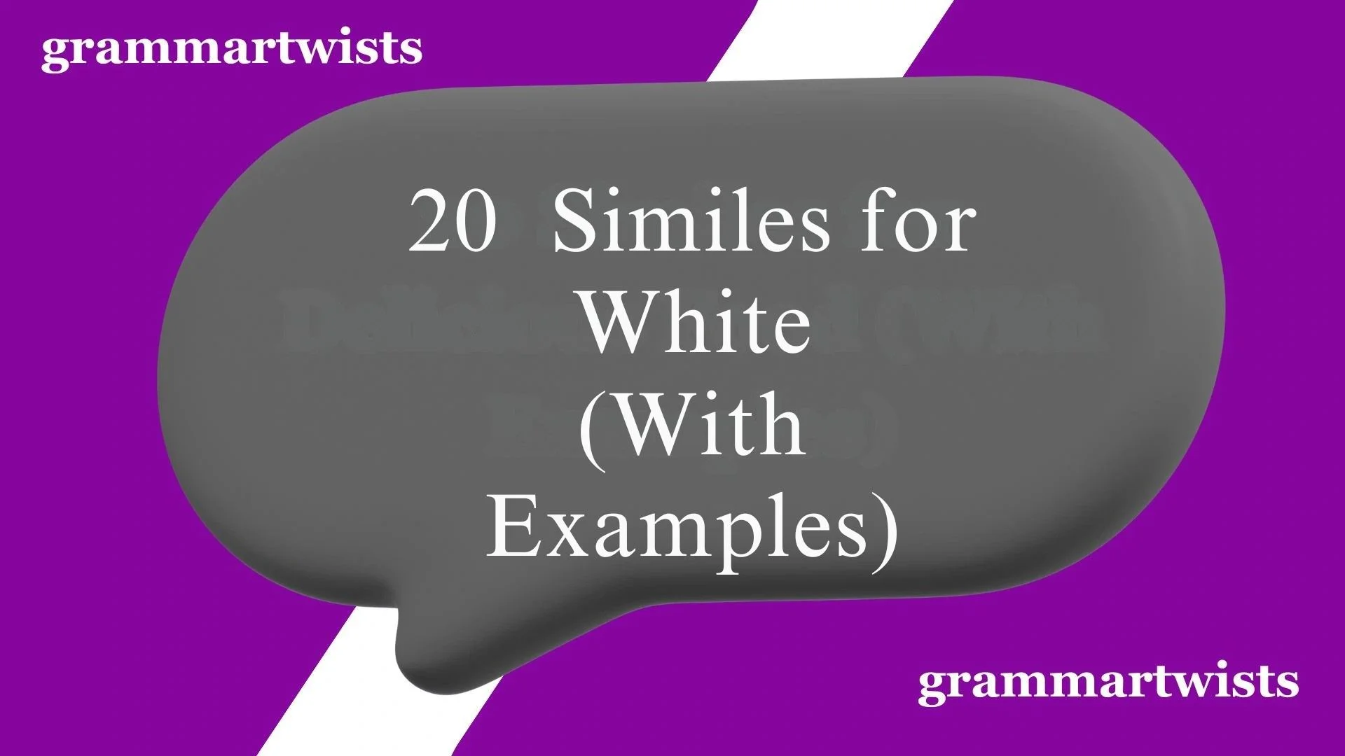 Similes for White