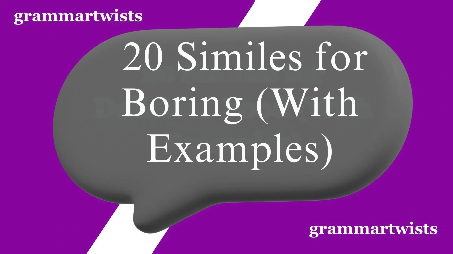 Similes for Boring (With Examples)
