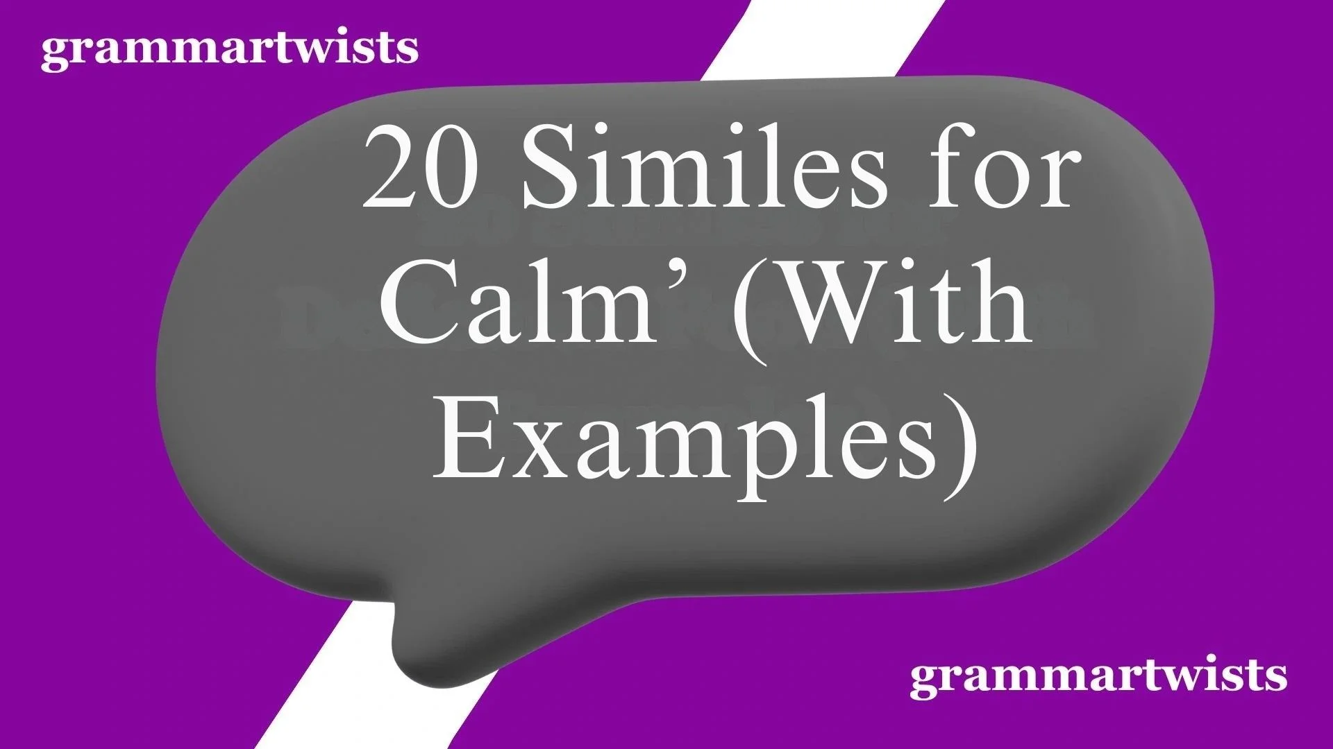 Similes for Calm’ (With Examples)