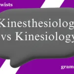 Kinesthesiology vs Kinesiology