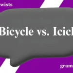 Bicycle vs. Icicle