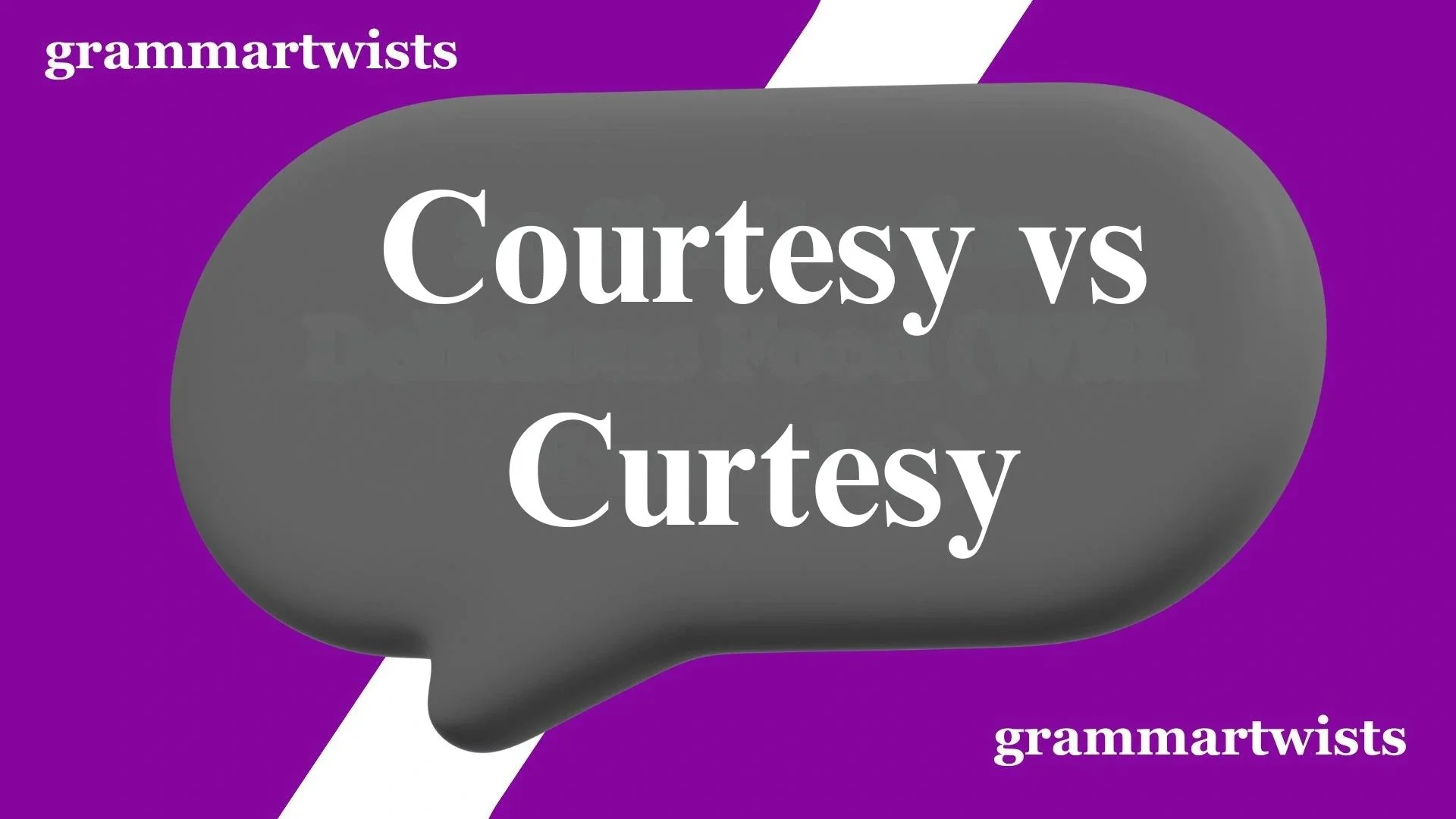Courtesy vs Curtesy: What's the Difference?