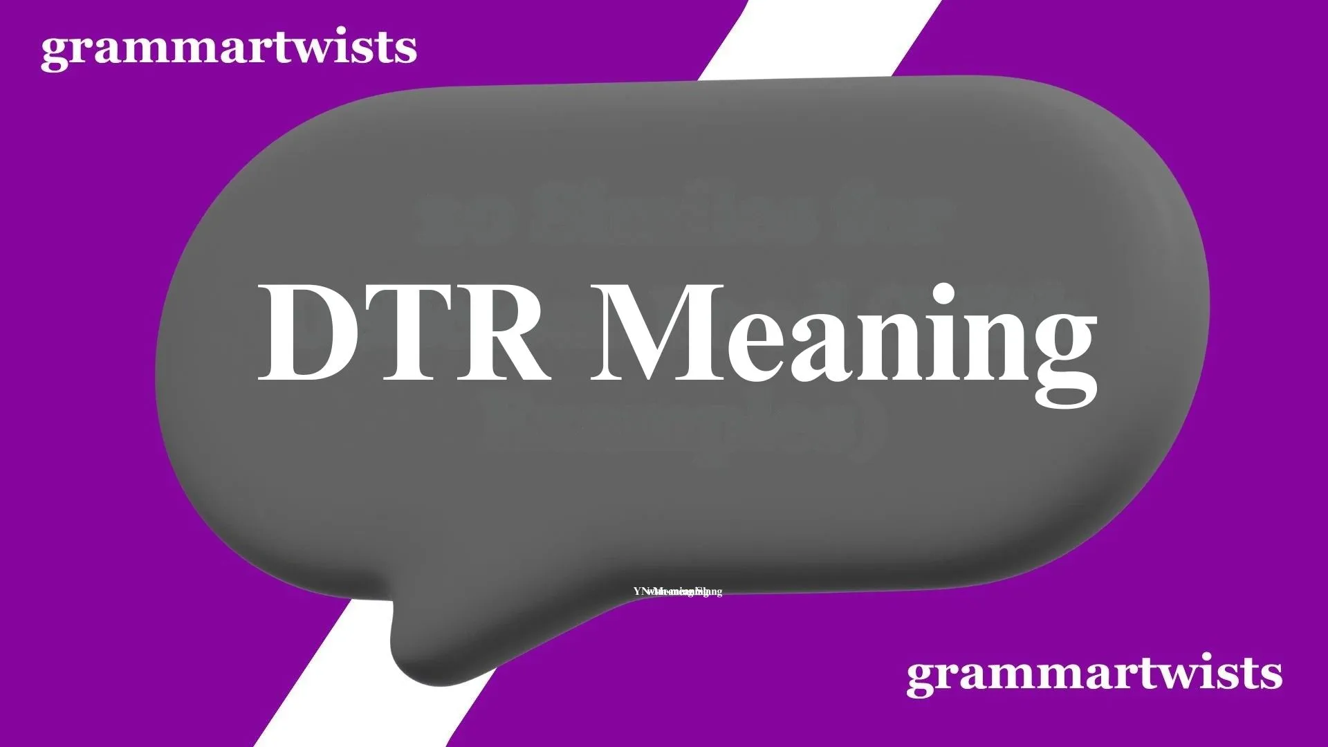 DTR Meaning
