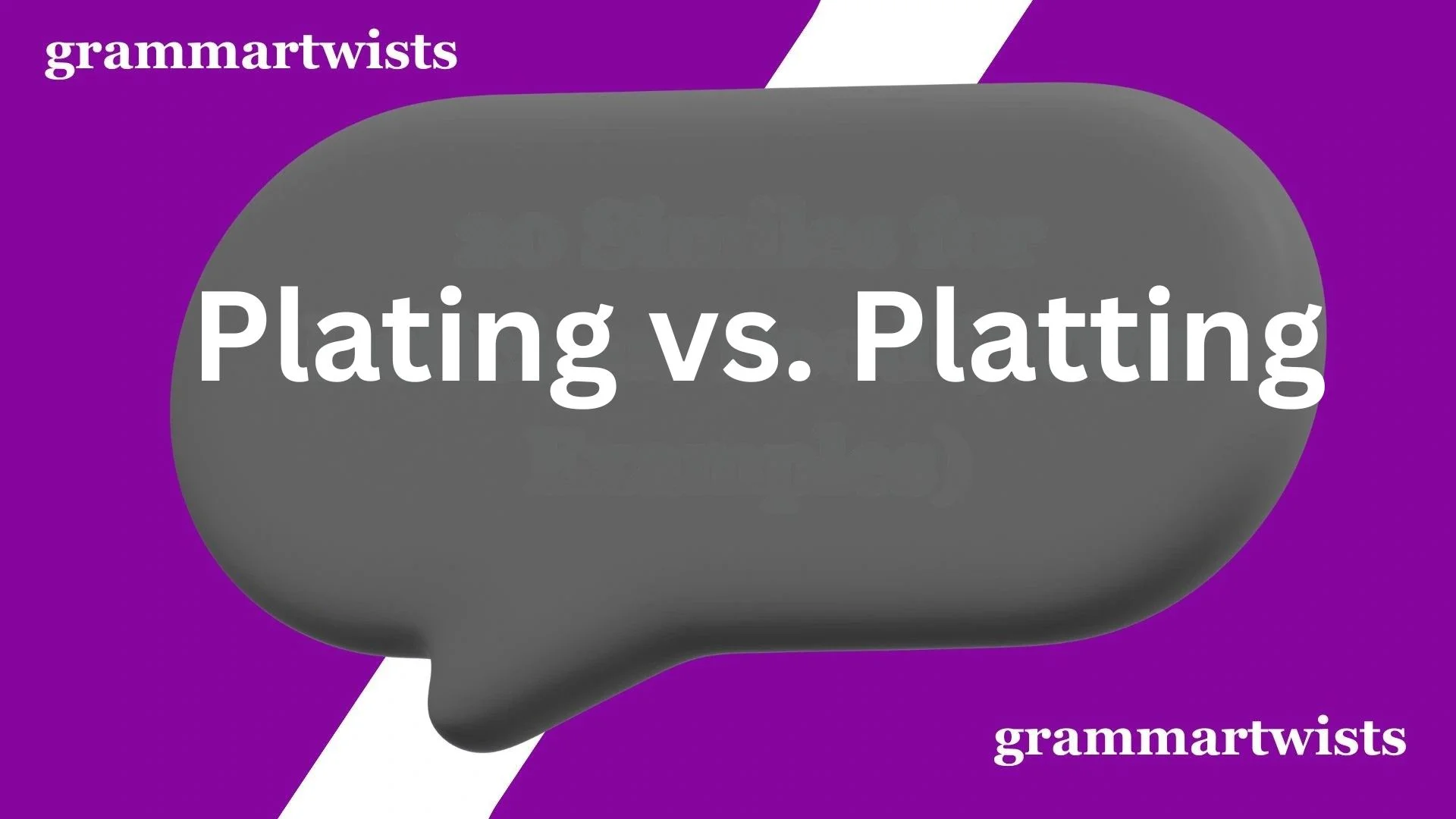 Plating vs. Platting: What's the Difference?