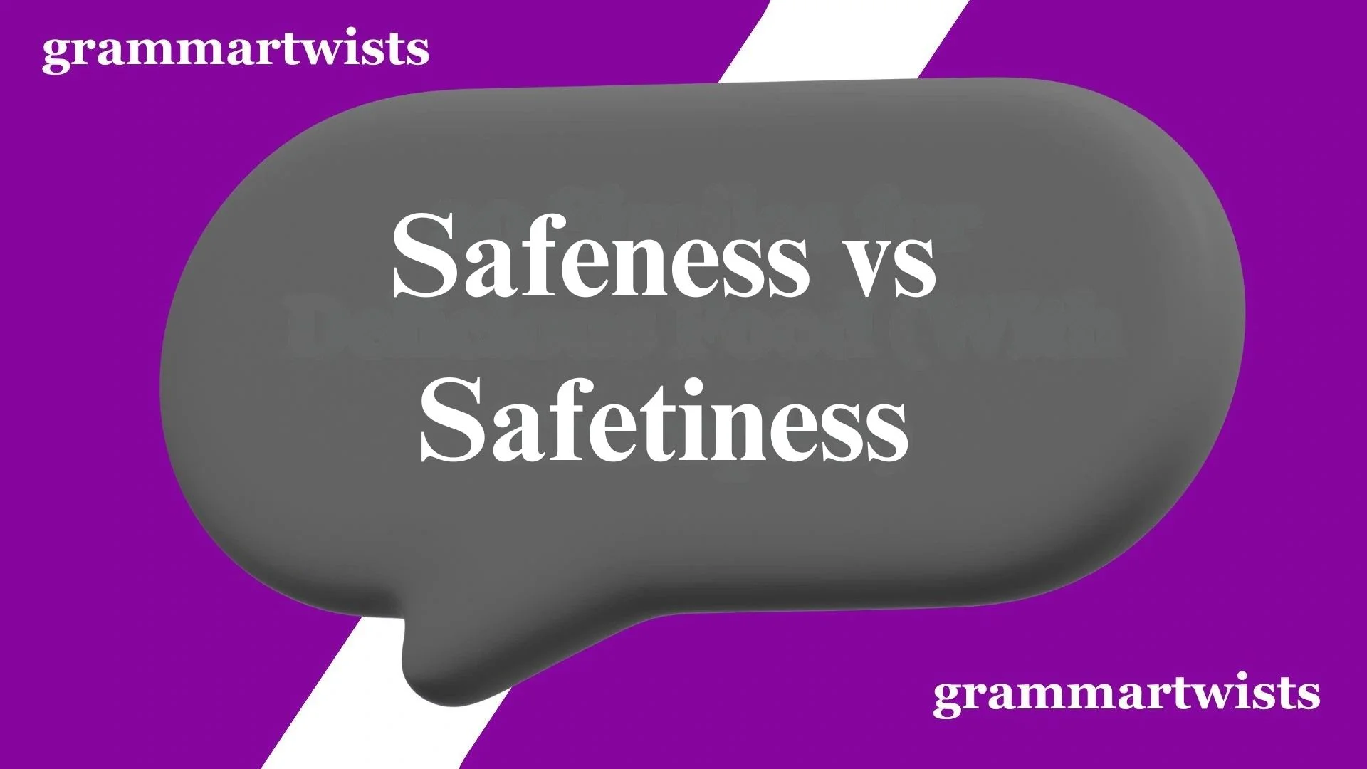 Safeness vs Safetiness: Which Word Is Correct?