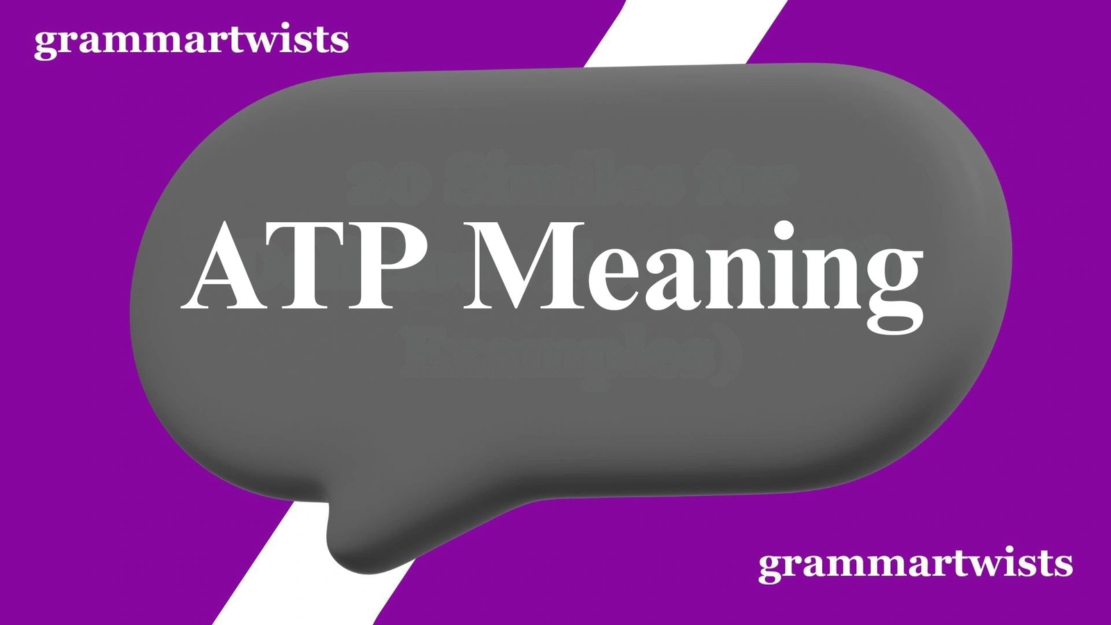 ATP Meaning