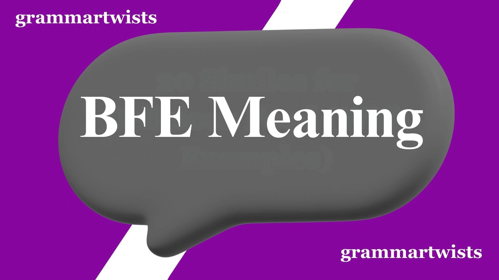 BFE Meaning