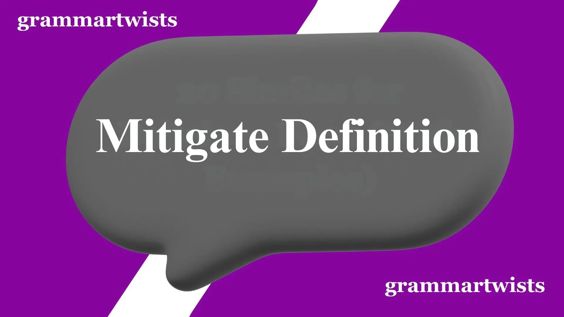 Mitigate Definition